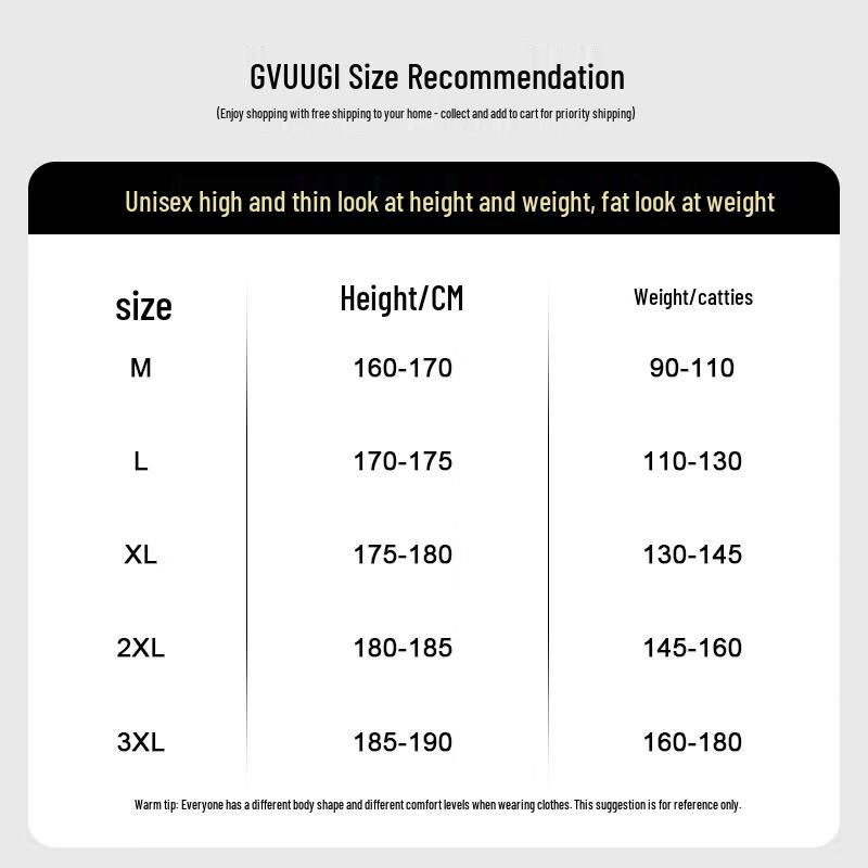 VUUG Men's American Loose Fit Straight-Leg Jeans