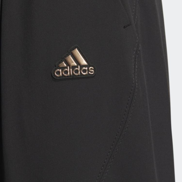 Adidas Colecția Home Of Classics Pantaloni casual cu șnur țesut Femei Partea de jos Negru IN9071