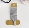 Ballet-Style Over-the-Knee Thin Summer Socks for Women - Solid Color, Calf-Slimming, Double-Needle Scrunch Design