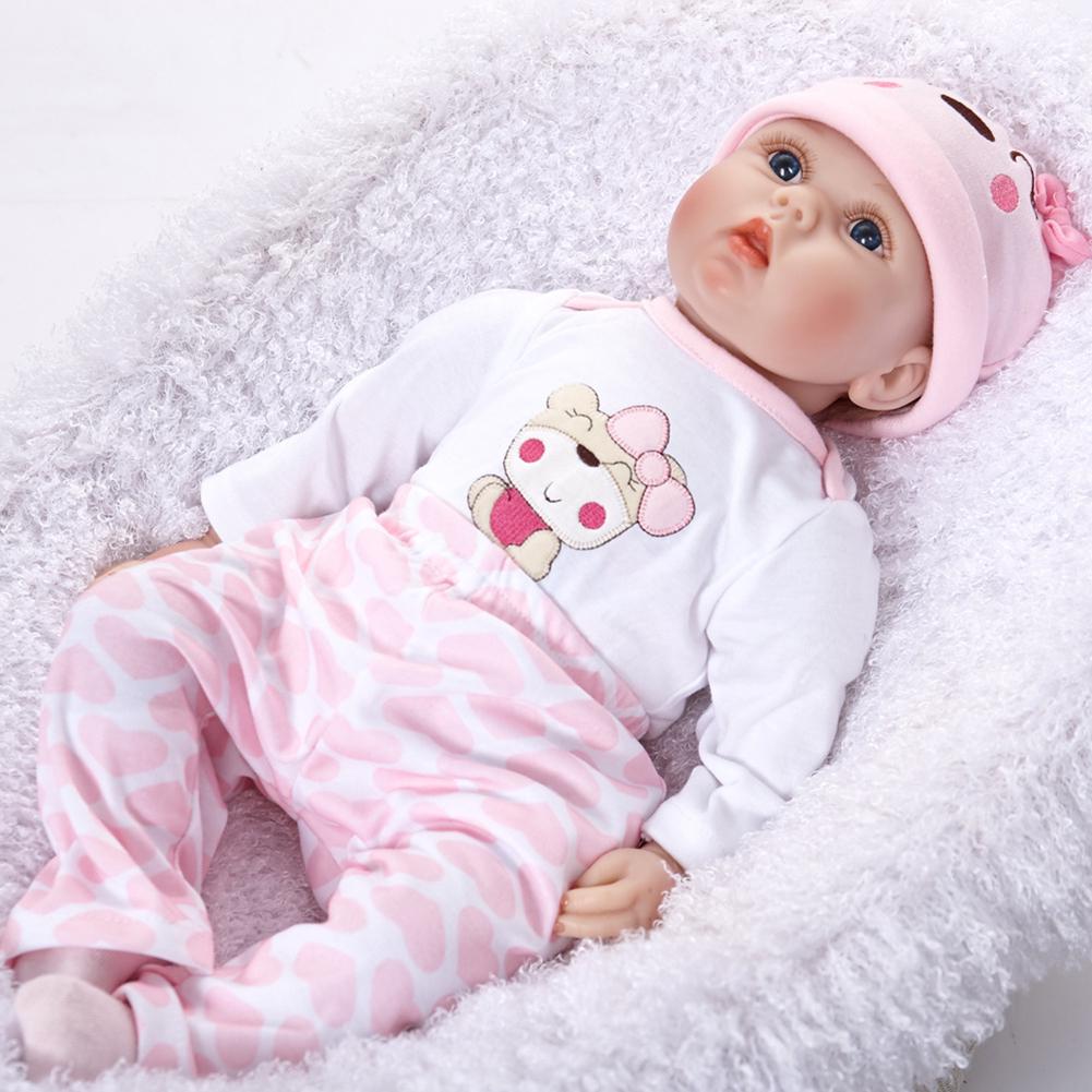 Simulation Baby Doll Kleidung für 20-22 Zoll Puppe 50-55cm 0-3 Monate ◆