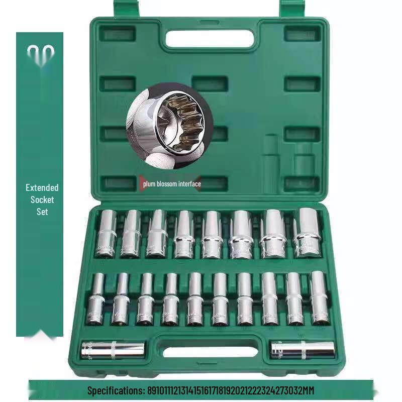 Lai Bang Electrophoretic Black Extended Socket Set