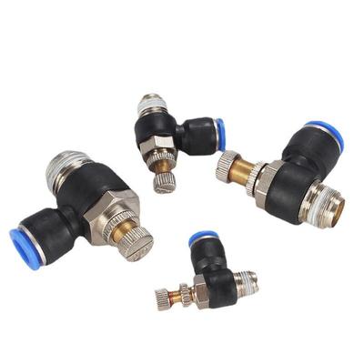 Pneumatic Flow Control Quick Connector