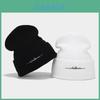 Fashion Letter Embroidered Knit Hat For Fall Men Women Winter Warmth