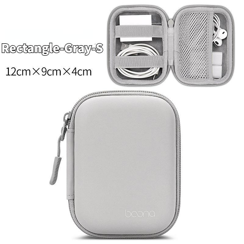 Portable Earphone Storage Bag Data Cable Organizer Bag Multifunctional Digital Gadgets Case Charger U Disk Protective Cover