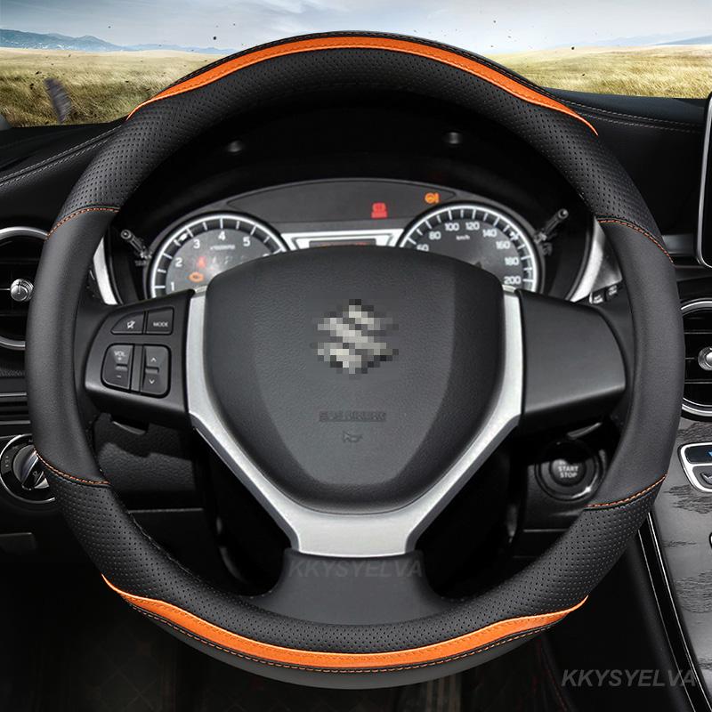 Per Suzuki Vitara Grand Vitara Coprivolante Auto Fibra di Carbonio + Pelle Antiscivolo Accessori Auto