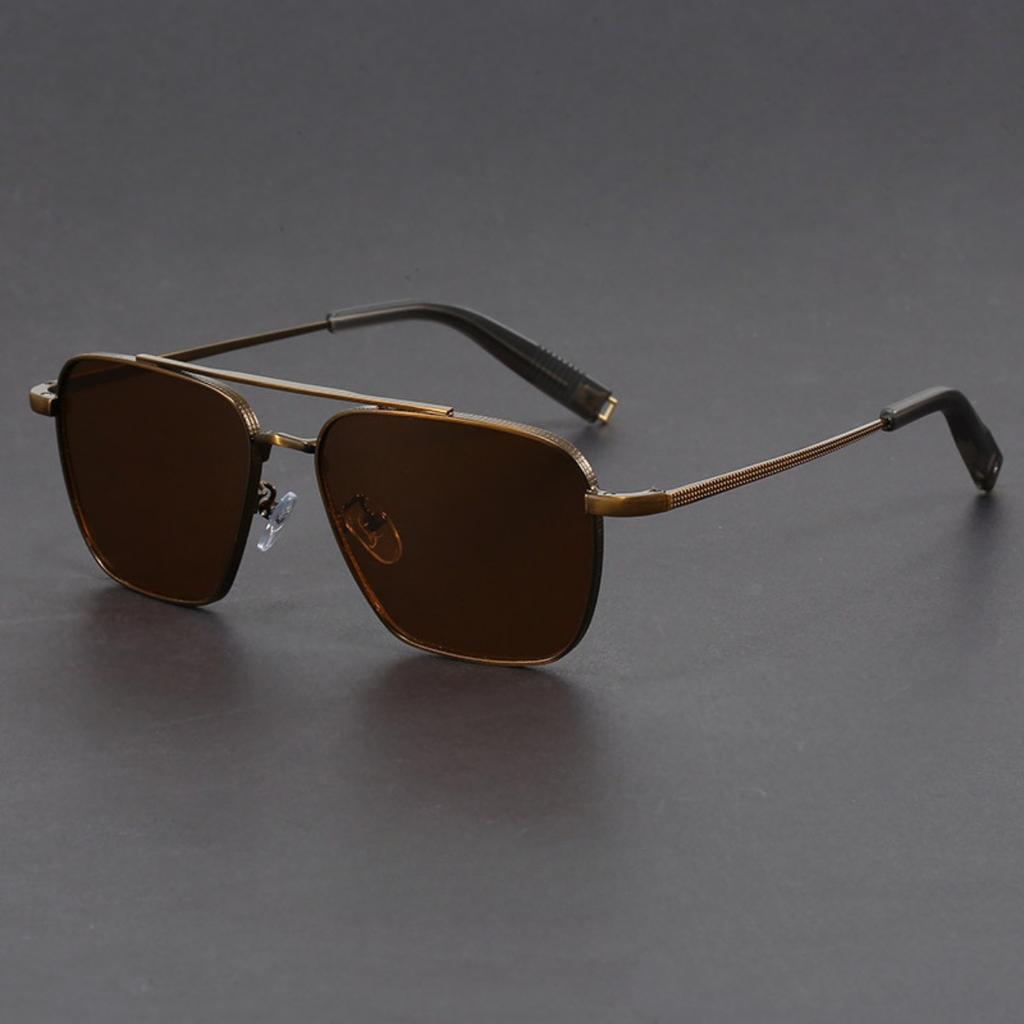Męskie okulary przeciwsłoneczne w stylu retro Marka Projektant Wysokiej jakości metalowa rama Okulary ochronne Okulary do jazdy Okulary UV400