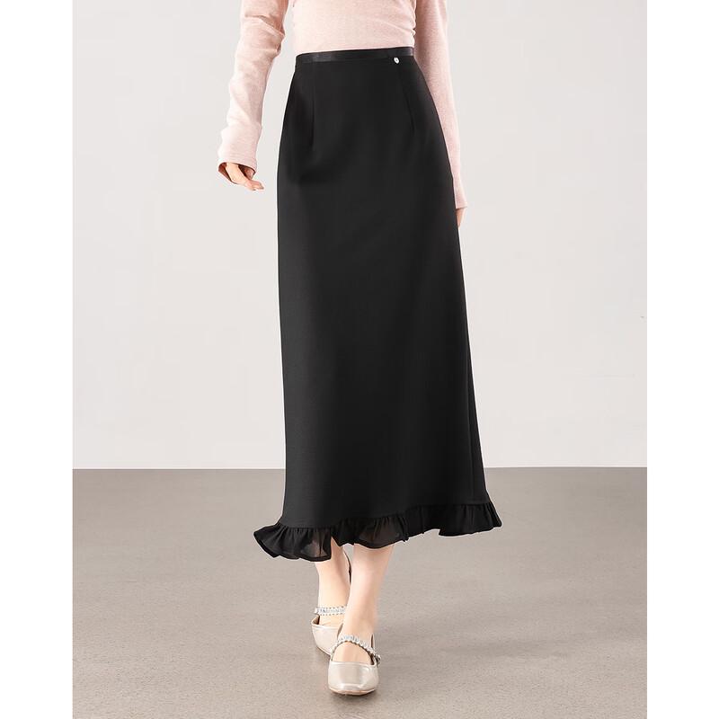 Gonna Midi A-line a Vita Alta da Donna TERRE BLEUE