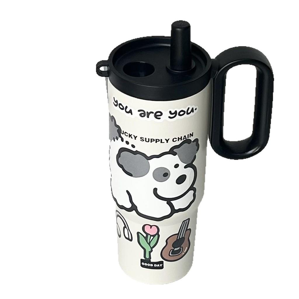 Summer Cooling Water Bottle With Handle 316 Stainless Steel Insulated Cup For Home Outdoor Car Use