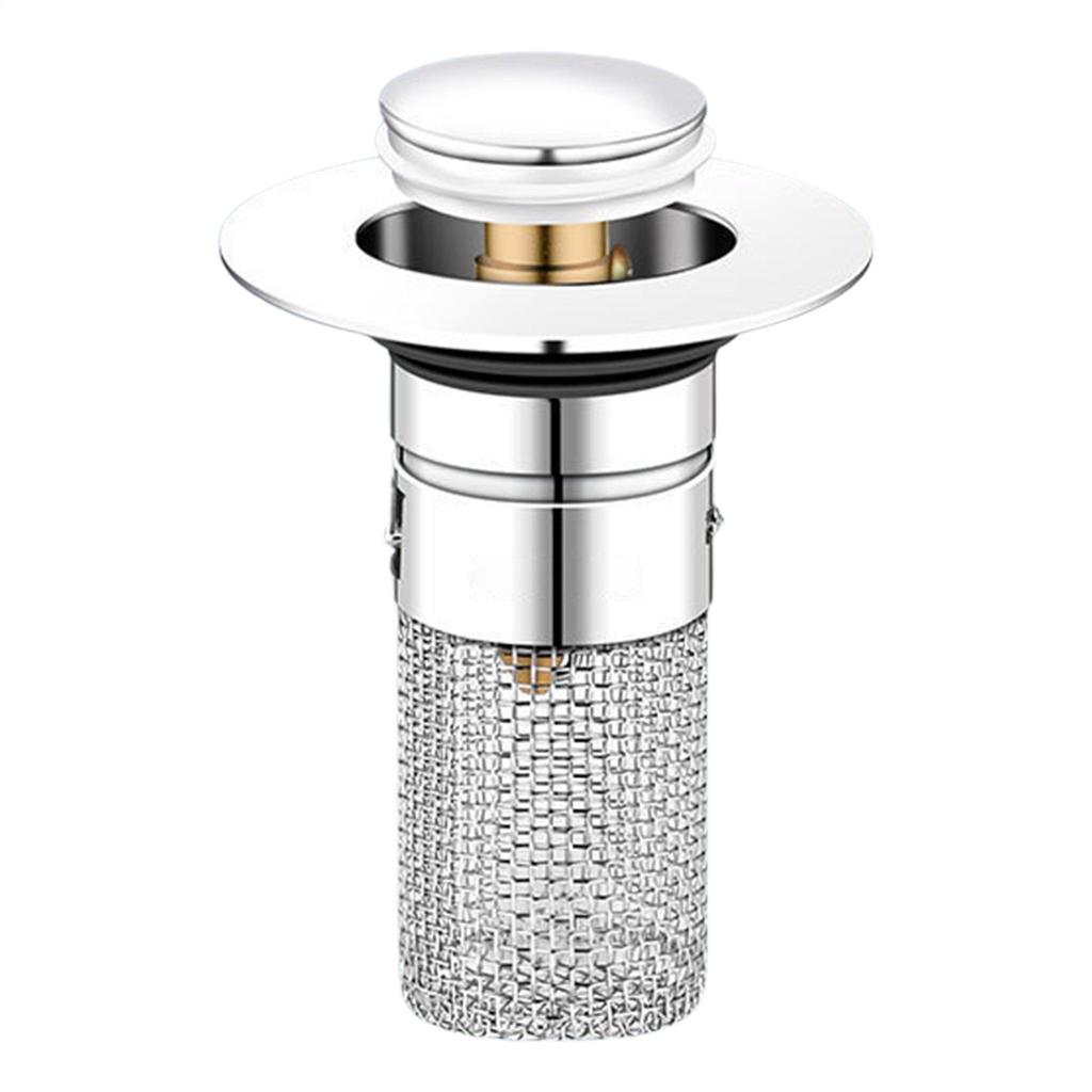 Sink Stopper Hair Catcher Anti-Clogging Replacement Drain Strainer For Sink Kitchen Draining Plug For Apartment Dormitory Hotel