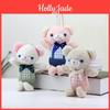 Adorable Teddy Bear Plush Toy With Short Plush Material And Pp Cotton Filling Cute Small Bear Backpack Decoration For Gifts In Pink Blue Green