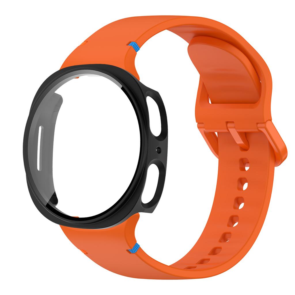 NEW Case+Silicone Strap For Samxung Galaxy Watch 8 40mm 44mm Smart Watch Bracelet Original WristBand PC Protector Watch8 Cover