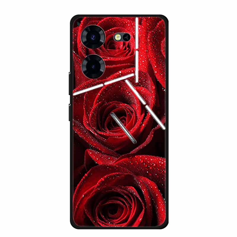 Luxury Case For Tecno Pova 5 Pro 5G TPU Soft Silicone Back Cover for Tecno Pova5 Pro 2023 LH8n Phone Cases Cute 6.78" New etui