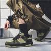 2024 Grüne Vintage-Sneaker Herren Street Outdoor Atmungsaktive Herren-Skateboard-Schuhe Mode Retro Plateau Lässige Sneaker für Herren