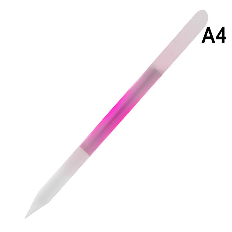 Glass Cuticle Pusher Cuticle Remover Tool Double Sided Cuticle Trimmer Manicure Stick Professional Manicure Tool