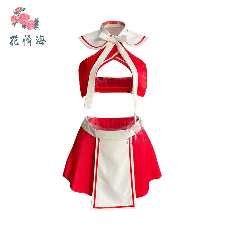 Sexy Lingerie Sexy Open Crotch Leaking Milk Sailor Suit Pure Desire Bed Teasing Flirting Small Breasts