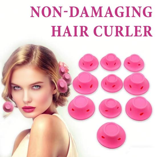 40Pcs Mushroom Shaped Hair Curler Assorted Size No Heat Hair Roller Portable Home Travel Lazy Women Girls Hair Curling Tools