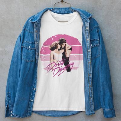 Vintage Retro Romantischer Film Patrick Swayze Romantischer Film Unisex Passform T-Shirt Unisex T-Shirt