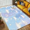 Clouds Stars Crystal Velvet Chair Mat Area Rug - Non-Slip, Floor Mat, Office Desk Chair Rugs, Bedroom Decor.Christmas Gift-1106177