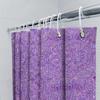 Rideau de douche moderne bleu violet, doublure de bain imperméable à motif rayé, pour décoration de salle de bain, 72 x 84 pouces