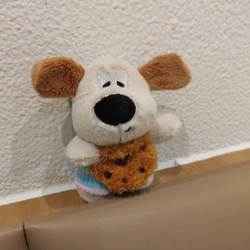 Adorable Cartoon Dog Plush Keychain Soft And Cuddly Cute Dog Character For Home Decor