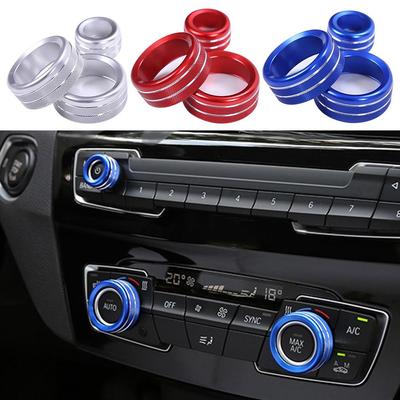 Kroužek knoflíku klimatizace Automobilový knoflík ovládání hlasitosti Ozdobný kroužek knoflíku