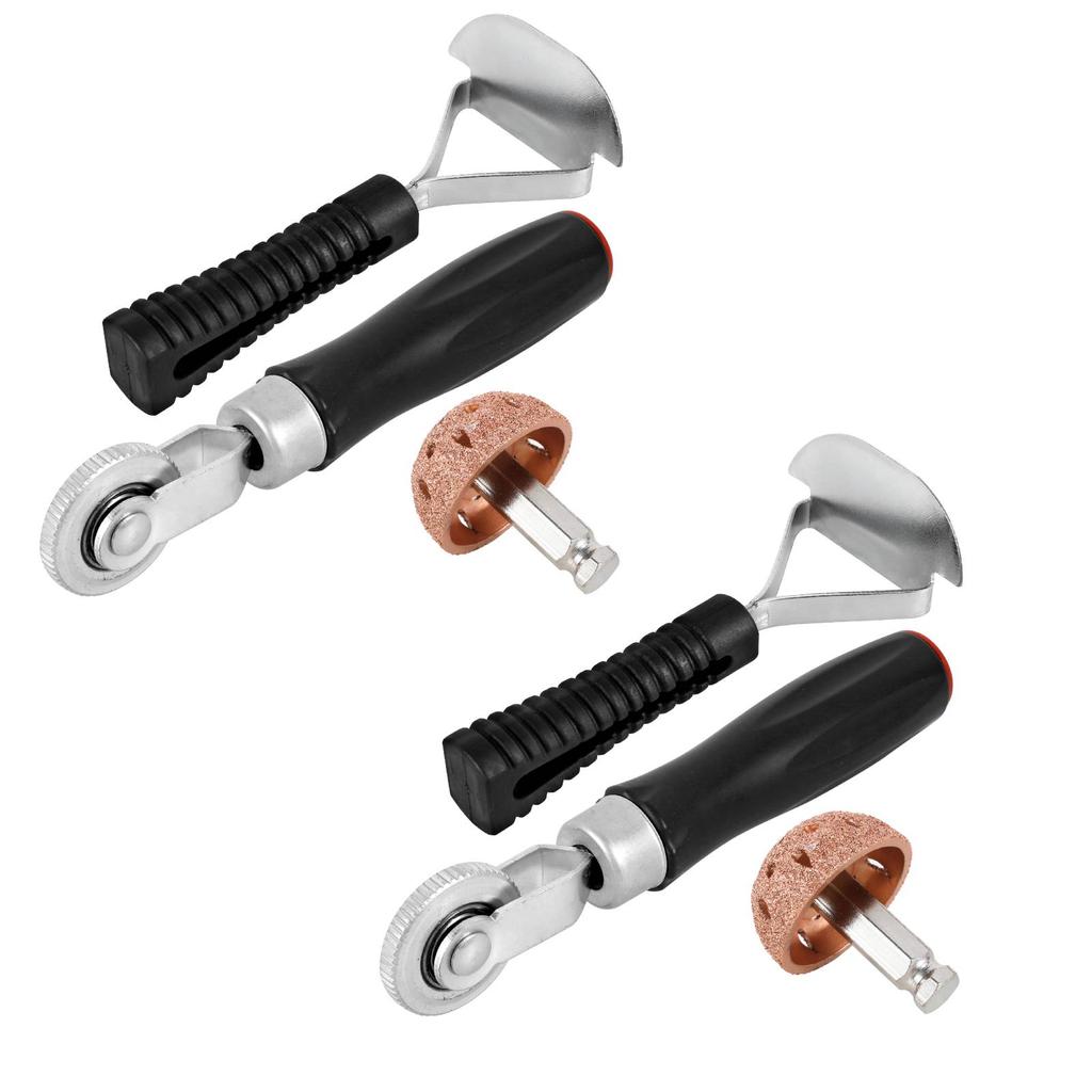 Tire Repair Patch Tools Wear-Resistant Tire Patch Roller Tool Premium High Speed Tyre Grinding Head Tire Scraper for Car Truck
