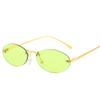 Oval Shape Women Sun Glasses European American Style Y2K Stylish Sunglasses for Women Vintage Retro Female Sunglass