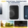 RV Door Window Shade Blackout Waterproof Shield Heat Insulation RV Window Shades For Camping Picnic Travel Road Trips Parking