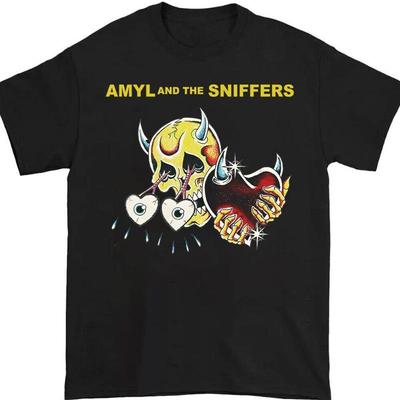 Vintage Amyl And The Sniffers For Fans Men S 235XL T Shirt 8D383 - Men's Summer Cotton Graphic Tee