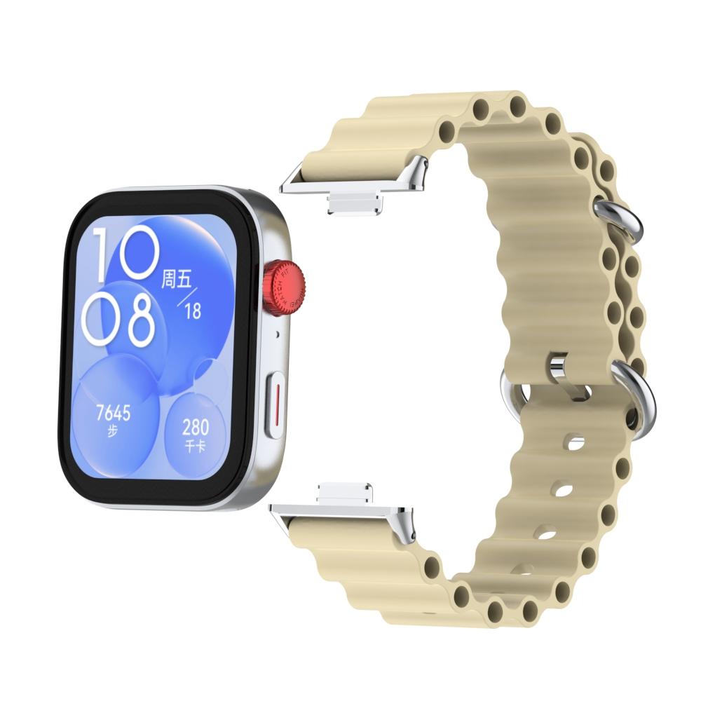 Ozean-Silikonband für Huawei Watch Fit 3, auswechselbares Armband, Armband für Huawei Fit 3, buntes Armband, Armbandzubehör