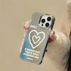 Ins-Style iPhone 16 Pro Case: Love 13 Mirror 3-in-1, Fits iPhone 15/14 Pro