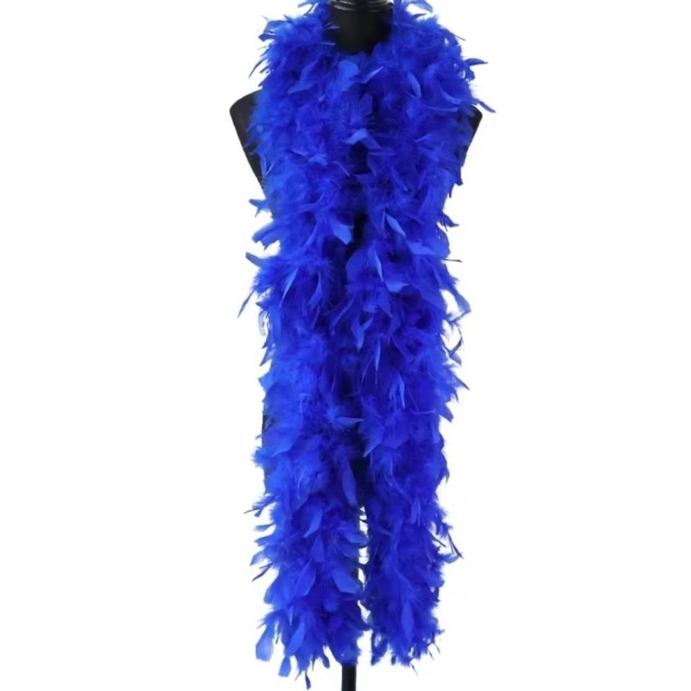 Fluffy Feather Boa Solid Color Apparel Fabric Fashion Feather Scarf DIY