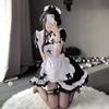 Maid Cosplay Costume Women Classic Short Sleeve Dress Outfits Japan Sexy Lolita Halloween Nurse Clothes