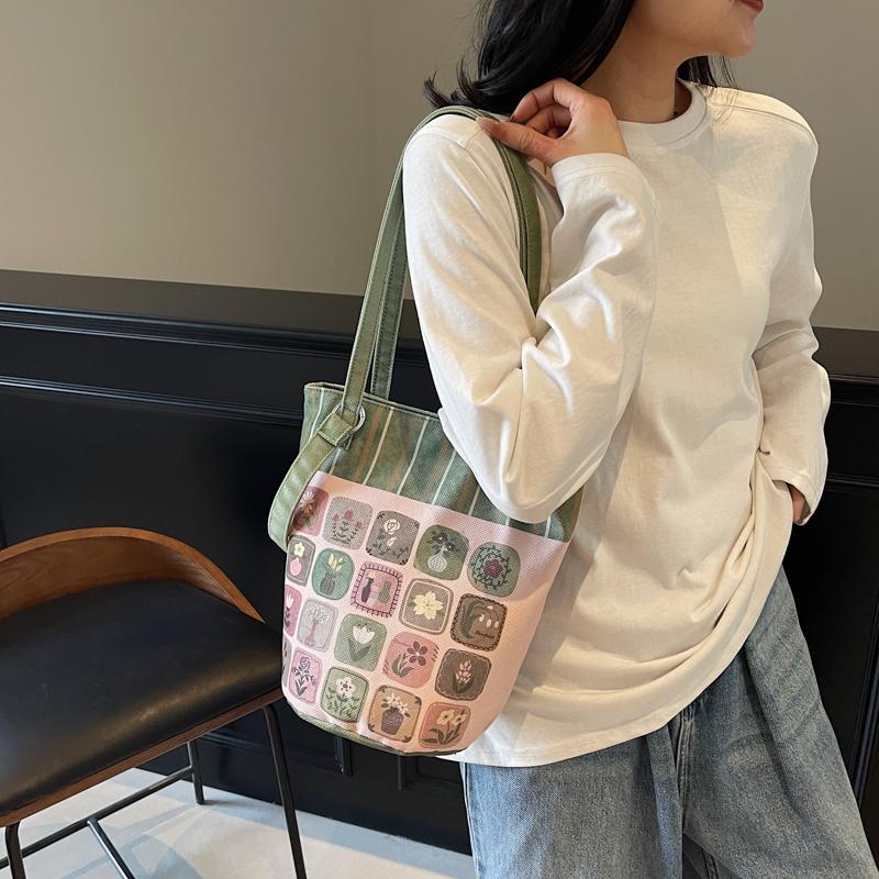 Bucket Bag Women's Cartoon Shoulder Crossbody Bag