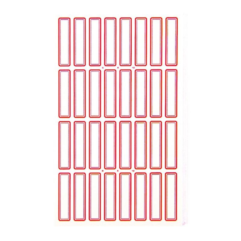 50 Sheets Writeable Labels Sticker Small Blank Sticker for Envelopes File Folders Jars Boxes School Office Kitchen