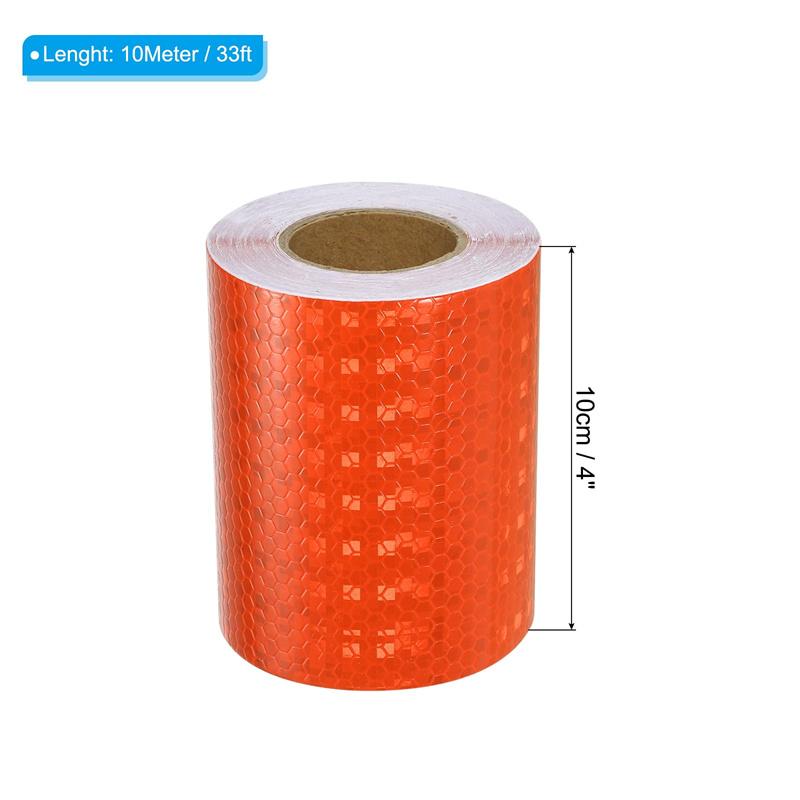 10cm*10m White Traffic Warning Self-adhesive Reflectors Tape Safety Protective PVC Reflective Sticker Waterproof Strip For Truck