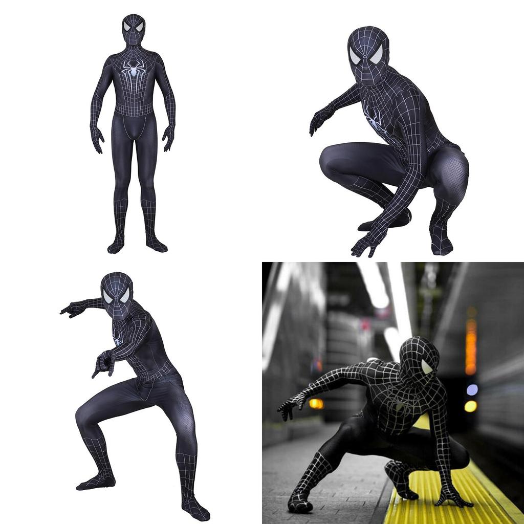 The Amazing 2 Spiderman Black Venom Cosplay Costume With Exquisite Workmanship