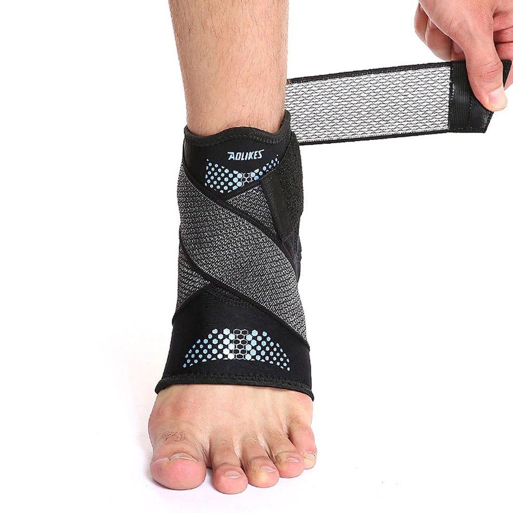 

Elastic Bandage Foot Strap Ankle Brace Support Ankle Support Ankle Support Pad Ankle Brace Guard grey-XL Left