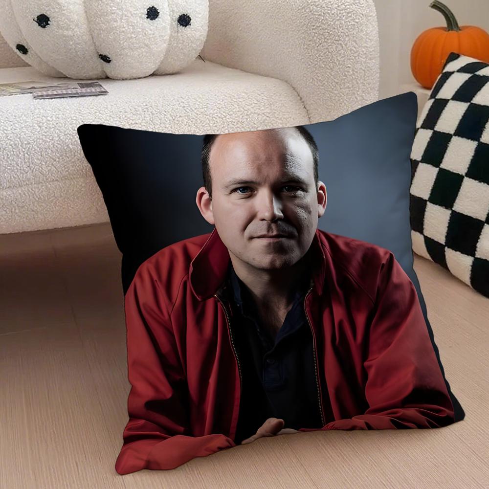 RRory Kinnear Cushion Cover Linen Pillow Case Soft Breathable Protective Couch Room Decoration