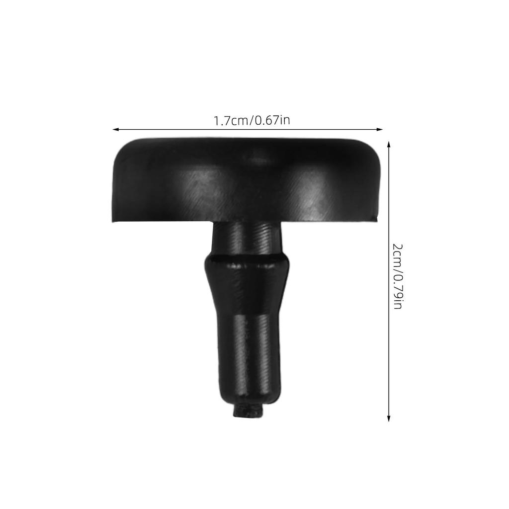 BUGUUYO 10pcs Clutch Pedal Rubber Particle Clutch Pedal Pad Stopper Vehicle Clutch Pedal Stopper