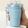 Ice Cream Design Foldable Ice Ball Cup Leak-Proof Ice Cube Water Bottle Ice Cube Kettle  Camping