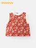 DUUDUU Red Chinese Style Baby Vest - First Birthday Autumn/Winter 2025 Collection