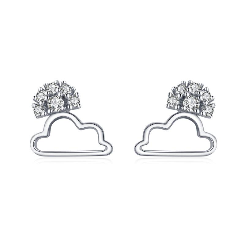 Tancise 925 Sterling Silber Zirkon Ohrringe Tropfen Ohrringe für Frauen Hochzeit Party Geschenke