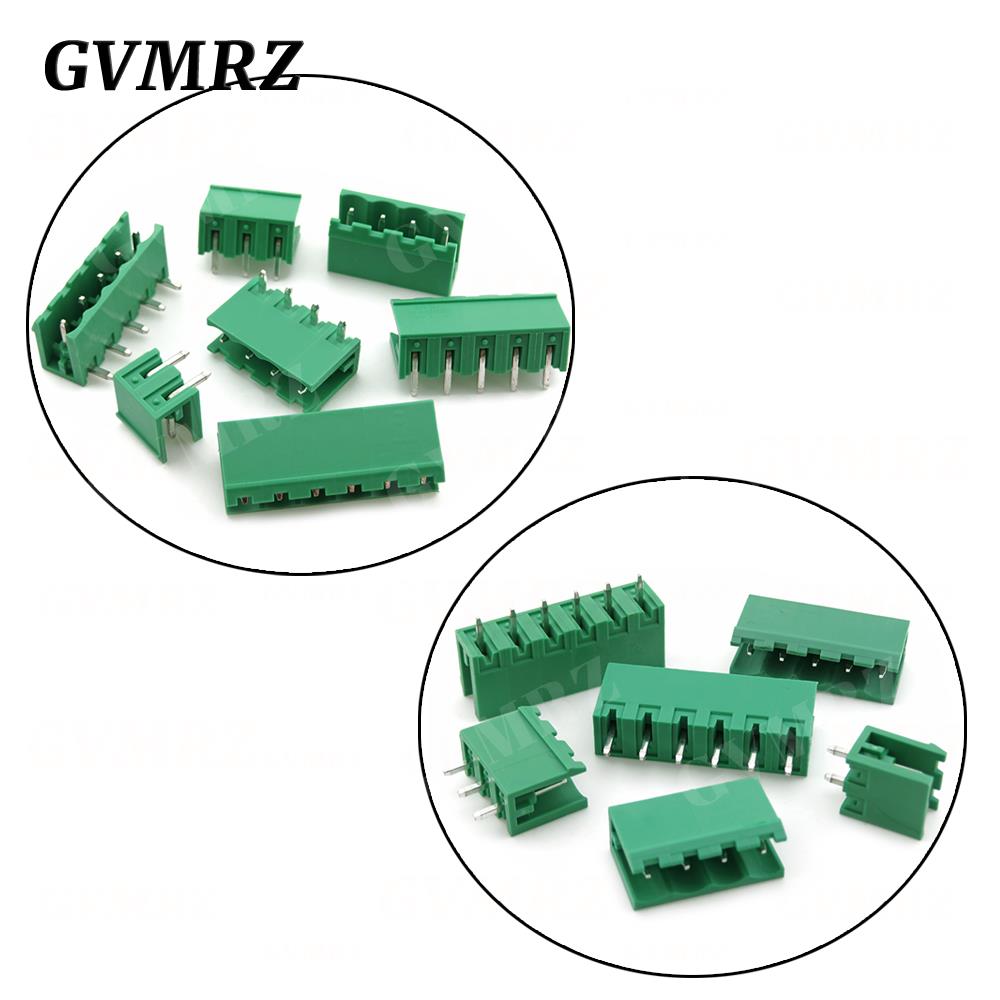 5PCS KF2EDG 5.08mm Opening PCB Plug-in Terminal Block 2 3 4 5 6 7 8 9 10 12 PIN Male Header Wire Connector 2EDG Plug-in