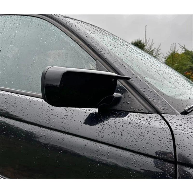 M Look Glossy Black Mirror Covers For BMW X5 E53 1999- 2006 Rearview Side Mirror Cover Caps New