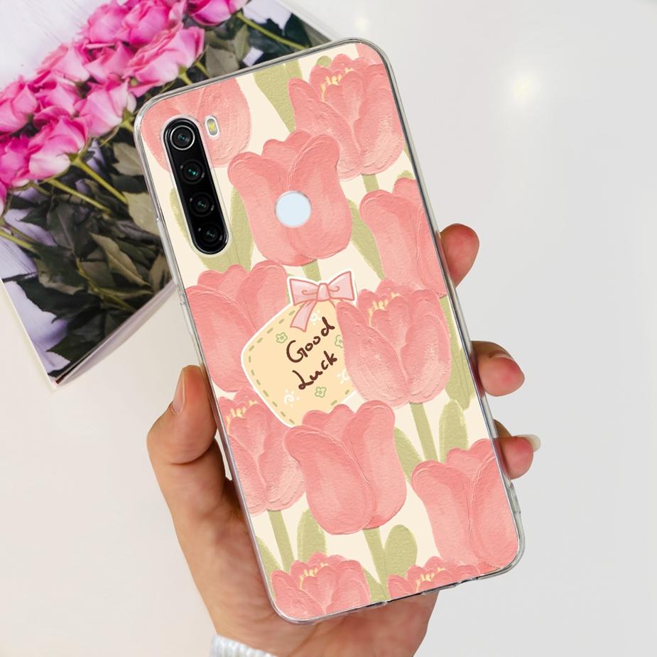 For Xiaomi Redmi Note 8 Case Note 8T Luxury Painted Cover Clear Silicone Phone Case For Redmi Note 8 Pro Note8 Note8T Soft Shell