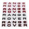 New 3d ABS Logo Range Rover Letters Car Front Hood Badge Trunk Sticker For Range Rover L322 L320 Dicsovery Sport Velar Evoque