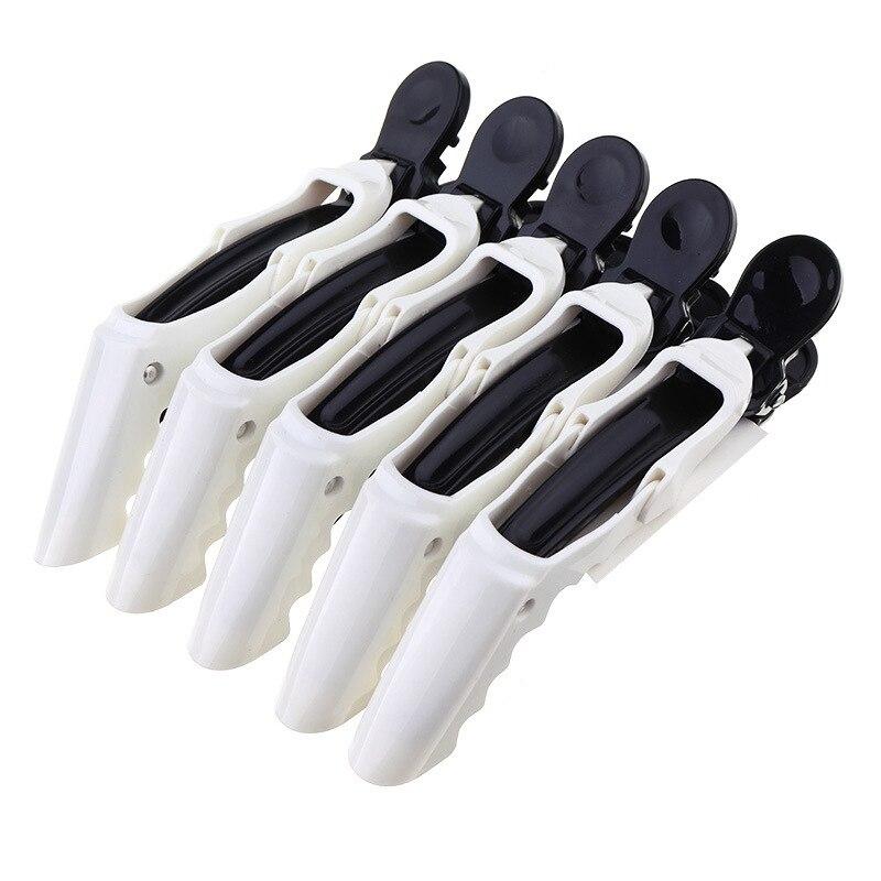 5Pcs/Set Hair Clip Crocodile Hairstyling Tools Modeling Accessories Hairpin Clamp Grip Plasitic Matte Haircut Salon
