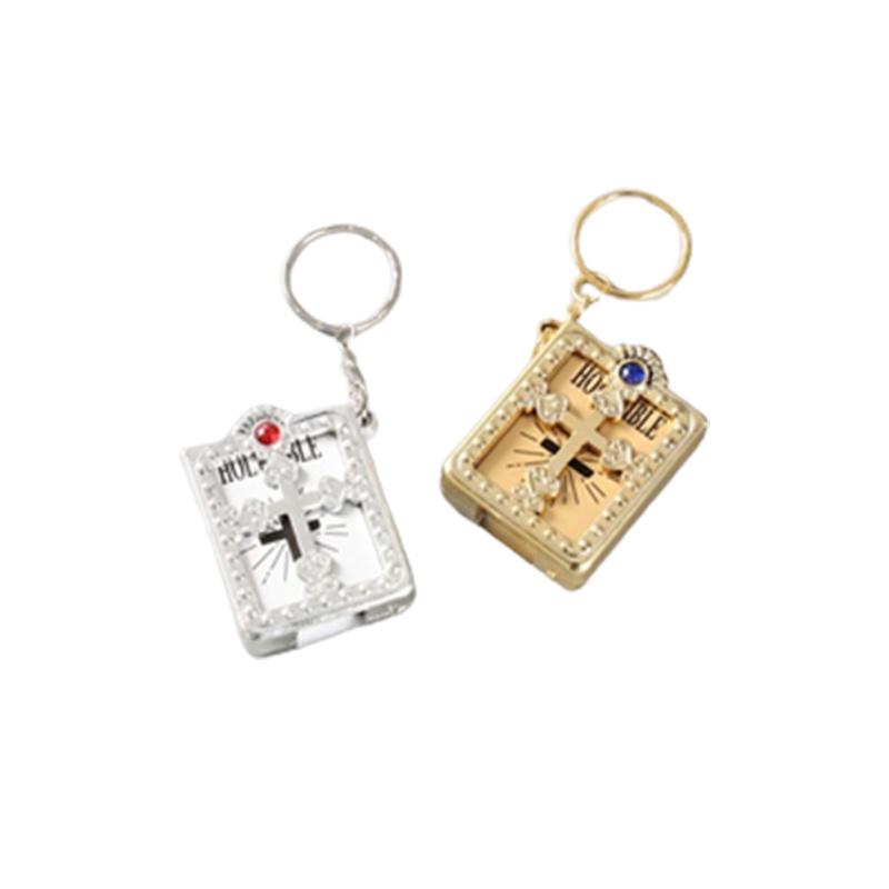 Portable Mini Keyring Keychain Holy Christian Bible Book Confirmation Communion