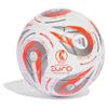 adidas Euro 25 Final Soccer Ball Size 5 White/Silver